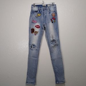 Indigo Rein jeans distressed size 7